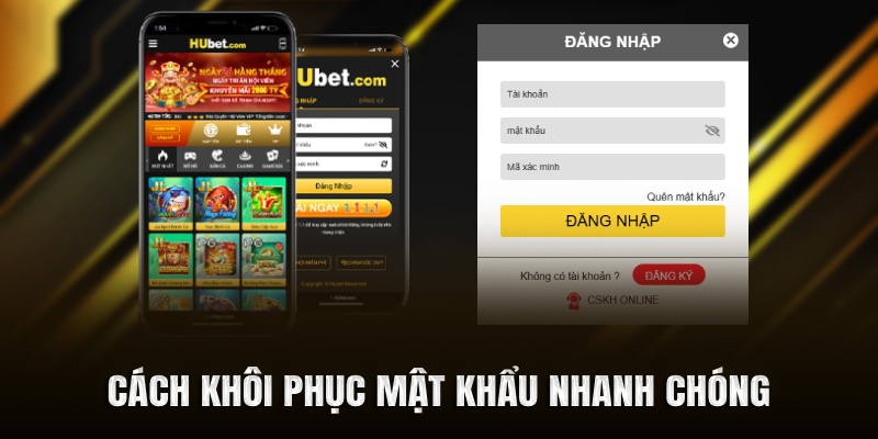 Cách khôi phục mật khẩu nhanh chóng